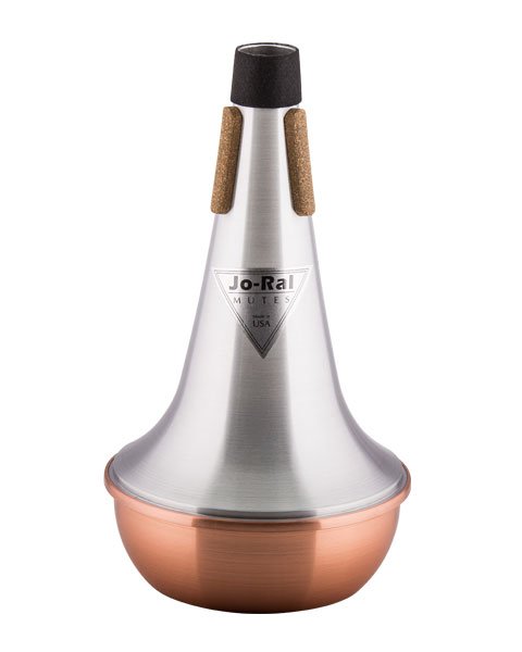 Jo Ral Straight Mute Tenor-Trombone Aluminium med Kobberbund TRB1C