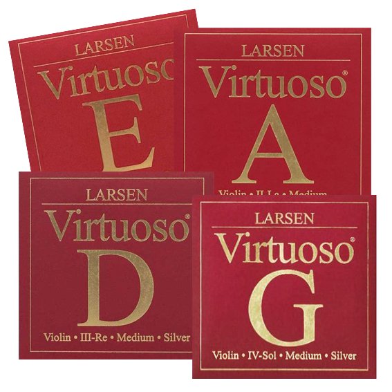 Strygeinstrumenter, træblæsere, messingblæsere og tilbehør - Velkommen til Hertz Music 1 Larsen Virtuoso Violin Sæt