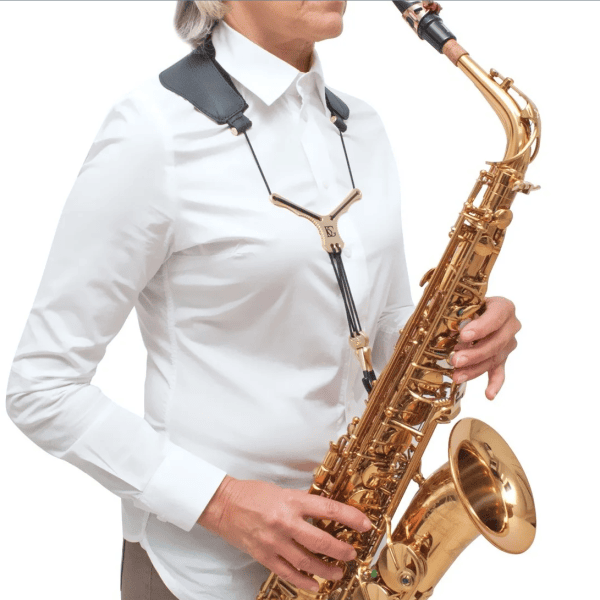 Saxofon BG Saxofon S70YMSH Yoke Strap læder